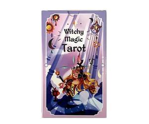 Cartas de Tarot, Tarot mágico Brujo, Cartas de oráculo, edición Inglesa, Cubierta de adivinación portátil, reuniones de Juegos de Noches Familiares