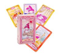 Cartas de tarot, tarots de entretenimiento, juegos de adivinación del destino, juego de adivinación, mazo apto para principiantes, ideal para adultos, reuniones espirituales, uso en fiestas, 4.13 x