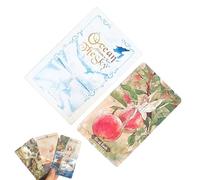 Cartas de Tarot Vintage, Cartas de Tarot Originales Completas, Baraja y Libro Guía para Compañeros de Clase Cumpleaños Reuniones Familiares Amigos Meditación Lectura de Viajes en Casa, Juego