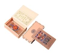 Cartas Del Tarot - 4.7in X 22.7in Patrón De Personajes Retro Juguete De Adivinación Con Guía Juegos De Cartas Coleccionables Para Jóvenes Adultos Colección Reunión Familiar Bar De Viajes Celebración D