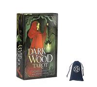 Cartas del Tarot de Madera Oscura,Dark Wood Tarot Cards,with Bag,Deck Game