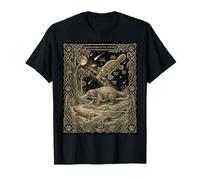 Cartas del Tarot de ornitorrinco Celestial Astronomía Camiseta