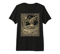 Cartas del Tarot de ornitorrinco Celestial Astronomía Camiseta Premium
