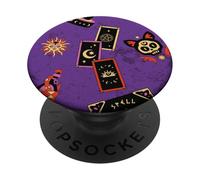 Cartas del Tarot del Sol Celestial Luna Mística Estética Oculta PopSockets PopGrip Adhesivo