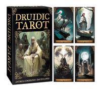 Cartas Del Tarot Druida - Baraja De Adivinación Mística De 3,94 Pulgadas | Lectura Clásica De La : Juego De Estilo Waite De Papel De 78 Piezas Con Libro Guía Para El Aprendizaje De La Meditació