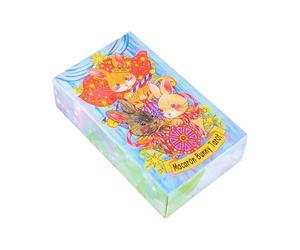 Cartas del Tarot - Juego de barajas de guía para principiantes, paquete de adivinación con ilustración de conejo con colección de oráculos de papel de 78 piezas y formato compacto de mano para práctic