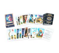Cartas del Tarot para principiantes | 78 hojas para interpretación del destino y adivinación tablero | Herramientas de adivinación del tarot | Para una experiencia divertida y adictiva con juego