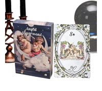 Cartas del Tarot - Tarot de adivinación de 36 piezas | Tarjetas de oráculo para orientación espiritual de de juegos, estudio de astrología de meditación, interpretación de sueños, baraja ocult