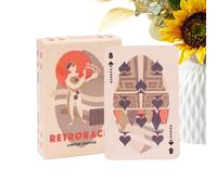 Cartas del Tarot y Oráculo - Diseño artístico Retro Estilo Juego de Mesa | 54 piezas Retro Poker Juego de Cartas, para Adivinación Mujeres Hombres Adolescentes Mayores Amigos Principiantes Predicción