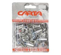 Cartasport Unisex Aluminio Rugby Studs (Blister Pack de 16), Plata, 15 mm