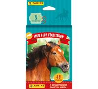 Carte à collectionner Panini Blister 8 pochettes Mon club d équitation