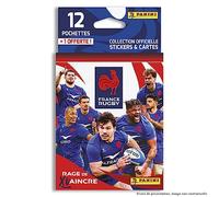 Carte à collectionner Panini Rugby EDF Blister 12 avec 1 Pochettes