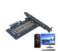 Carte Adaptateur M.2 PCIe Gen5 - Carte D’Extension Haute Vitesse | Adaptateur Key-M 128 Gbit/s Pour PC Bureau Portable, Compatible 2230 2242 2260 2280 WIN10 WIN11 Linux