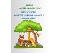 Carte de colorat animale / Malbuch Tiere - Zoo & Mare