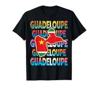Carte de la Guadeloupe - Belle idee Cadeau 971 gwada Camiseta