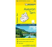 Carte Départementale Aveyron, Tarn: Straßen- und Tourismuskarte 1:150.000: 1064