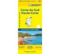 Carte Départementale Corse-du-Sud, Haute-Corse: 345