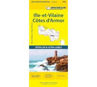 Carte Départementale Côtes d'Armor, Ille-et-Vilaine