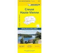 Carte Départementale Creuse, Haute-Vienne: 1038