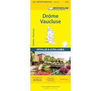 Carte Départementale Drôme, Vaucluse: carte routière et touristique: 332