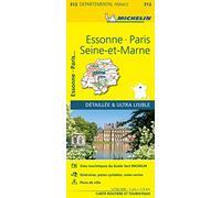 Carte Départementale Essonne, Paris, Seine-et-Marne: Straßen- und Tourismuskarte 1:150.000: 312