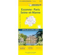 Michelin Mapa departamental Essonne, Paris, Seine-et-Marne - Carreteras y turismo 1:150.000 (312)