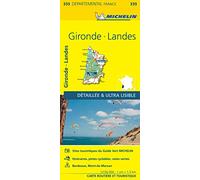 Carte Départementale Gironde, Landes: carte routière et touristique: 335