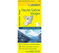 Carte Départementale Haute-Saône, Vosges: Straßen- und Tourismuskarte 1:150.000: 314