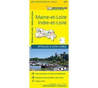 Carte Départementale Indre-et-Loire, Maine-et-Loire: Map