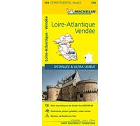 Carte Départementale Loire-Atlantique, Vendée: Straßen- und Tourismuskarte 1:150.000: 316