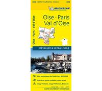Carte Départementale Oise, Paris, Val d'Oise: Straßen- und Tourismuskarte 1:150.000