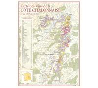 Carte des vins de la côte Chalonnaise et du Couchois