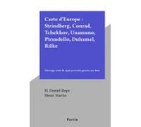 Carte Deurope : Strindberg Conrad Tchekhov Unamuno Pirandello Duhamel