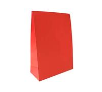 Carte Dozio - Bolsa regalo color rojo con solapa asimétrica - f.to cm 18 x 8 x 25 + 5,5 - cf 25 unidades