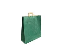 Carte Dozio - Shopper en Sealing color verde, asa plana, f.to 32+17x45, cf 25 unidades