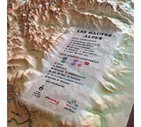 CARTE EN RELIEF DES HAUTES ALPES
