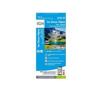 Carte IGN Les Deux Alpes 3336ET TU Azul