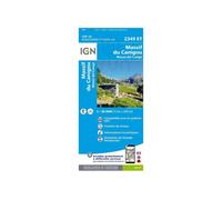 Carte IGN Massif du Canigou 2349ET TU Azul