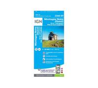Carte IGN Montagne Noire Ouest 2344OT TU Azul