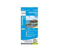 Carte IGN Saint-Malo 1116ET Cartes TU Bleu