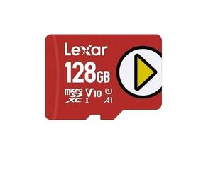 Carte mémoire Lexar microSDXC™ UHS I Cards Play 128 Go Rouge