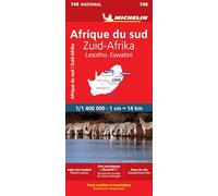 Carte Nationale Afrique du Sud / Zuid-Afrika: Lesotho, Swasiland