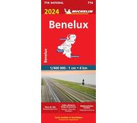 Carte Nationale Benelux 2024: wegenkaart Schaal 1 : 400.000: 714