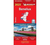 Carte Nationale Benelux 2025 - Indéchirable: wegenkaart Schaal 1 : 400.000 (Mapas National)