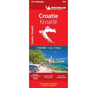 Carte Nationale Croatie / Kroatie: Wegenkaart Schaal 1 : 750.000: 757
