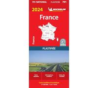 Carte Nationale France 2024 - Plastifiée: wegenkaart Schaal 1 : 1.000.000: 791