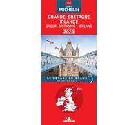 Carte Nationale Grande-Bretagne, Irlande 2026: wegenkaart 1:1 000 000