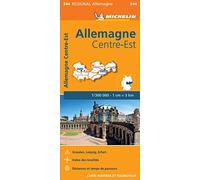 Carte Régionale Allemagne Centre-Est: Wegenkaart Schaal 1 : 300.000: 544