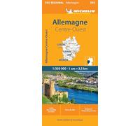 Michelin Mapa regional Alemania Centro-Oeste 543