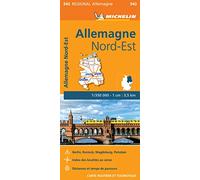 Carte Régionale Allemagne Nord-Est: Wegenkaart Schaal 1 : 350.000: 542